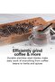Custom Grind Coffee Grinder, Removable Stainless Steel Chambe - 7