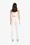 Paperbag Gabardine Fabric Trousers with Pockets Standard Leg S2790Az25Sp - 5