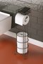 Teknotel Toilet Paper Holder, Toilet Paper Stand, Toilet Paper Hanger with Spare Roll, Matte Black Mg092