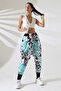 Women's Mixed Pattern Half Baggy Street Style Sweatpants Jp 701 - 6