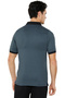 Men's Grey Slim Fit Polo Shirt, Stylish Lightweight Perfect for Casual Summer Styling - 3
