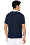Navy Blue Men's Polo Neck T-Shirt Kr4512 - 3