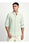 Men's Regular Fit Cotton Shirt Green Long Sleeves Casual & Formal Soft Fabric - 3