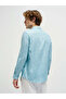 Men's Regular Fit Cotton Shirt Blue Long Sleeves Casual & Formal Soft Fabric - 3