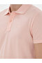 Powder Slim Fit 100% Cotton Non-Curling Buttoned Polo Collar Basic T-Shirt 50302561-Vr042 - 7