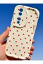 جراب Honor 90 مصنوع من السيليكون بنمط قلب أحمر مع حافة مموجة لحماية الكاميرا - 7