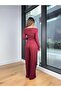Women's Draped Asymmetrical-Cut Blouse Trousers Modal Set - 3