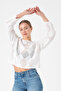 Openwork Seasonal White Knitwear Blouse - 6