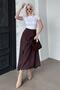Brown Balloon Skirt Mg2319 - 5