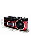 Recorder Müzik Seti Fm Radyo USB Mp3 Player Kablosuz Hoparlör Bluetooth Retro Teyp Kaset Çalar - 5