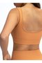 Womens U Back Sports Bra - Padded Low Impact Workout Yoga Bra with Removable Built in Bra