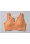 Womens U Back Sports Bra - Padded Low Impact Workout Yoga Bra with Removable Built in Bra - 4