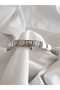Steel Hanging V Letter Italian Charm Bracelet - 2