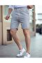 Men's Linen Shorts Slim Comfortable Fit Elastic Waist - 2