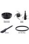 Chopper 500W Electric Food Chopper with 500ml Bowl, Dual Speed, Stainless Steel Quad Blade, - 3