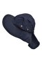 Breathable Uv Sunscreen Hat Navy Blue Legionary Safari Hat - 3