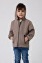 Sport Boy's Mink Lined Water and Windproof Hooded Double Zipper Raincoat - 2