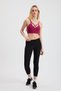 Burgundy Front Cross Detail Bustier 3002 - 3