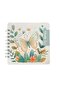 غلاف صلب حلزوني غائم مقاس 16 × 16 سم 100 دفتر ملاحظات