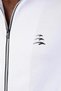 Regular Men's Mock Neck White Tracksuit Top - 7