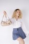 Docpe Women's Belt Detailed Baguette Bag - 2