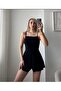 Sandy Stoff Slinging Mini Dress with Shorts