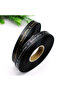 Silver Handmade With Love Printed Black Satin Ribbon, 1.5 Cm 20 Meters - 4
