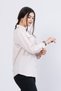 Women's Summer Stone Oversize Shoulder Epaulet Detailed Long Sleeve Shirt Daily Casual Stylish 7996 - 4