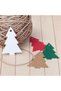 Colored Sticker Pine, Kraft 20 Pieces