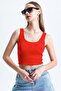 Women's Camisole Fabric Wide Strap Crop Blouse