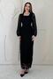 Black Guipure Detail Lace Dress - 3