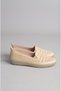 Beige Women's Shoes Seç 3020 Khaki Leather Comfort - 3