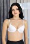 حمالة صدر إسفنجية رفيعة غير مدعمة للنساء من Underwire 3505 باللون الأبيض - 3