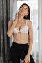 حمالة صدر إسفنجية رفيعة غير مدعمة للنساء من Underwire 3505 باللون الأبيض - 2