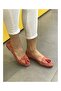 Women's Ballerina Shoes - Select 001, Genuine Leather, Red - 2