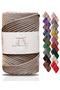 Premium 250 gr 3mm Polyester Macrame Lanyard Mink 120 M Supla Ip And Bag Thread