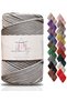 Premium 250 Gr 3mm Polyester Macrame Thread Light Gray 120 m Plate Thread and Bag Thread