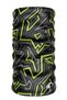 Black/yellow Unisex Extreme Sleamless Athlete Hair Band Bandana Neck Collar Balaclava