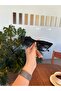 Cleopatra Cat Eye Slanted Black Sunglasses 55- 20-143 - 5
