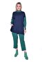6862 Navy Blue Knitwear Tunic - 3