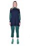 6862 Navy Blue Knitwear Tunic
