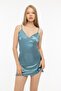 Bat Sleeve Short Nightgown Dressing Gown - 3