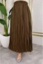Women's Elastic Waist Pocket Crochet Skirt - 2