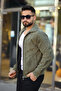 New Men's Seasonal Corduroy Twill Lined Inner Pocket Zippered Spring Summer Jacket - 3