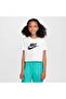 G NSW TEE CROP FUTURA HBR - أبيض - 7