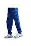 بنطلون Nike Sportswear Phoenix Fleece للنساء، بخصر مرتفع وقصة واسعة، باللون الأزرق الملكي والأبيض العاجي - 6