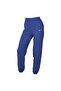 بنطلون Nike Sportswear Phoenix Fleece للنساء، بخصر مرتفع وقصة واسعة، باللون الأزرق الملكي والأبيض العاجي - 4