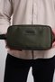 Khaki Men's Handbag Cosmetic Portfolio Grooming Shaving Bag Shaving Clutch Daily 01Fi2000