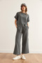 Women's Smoked Top Blouse - Bottom Pantalon - Muslin Suit Tkm- 19000364 - 4