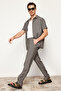 Haki Regular Fit Lastikli Beli Bağlamalı Modal Karışımlı Yumuşak Tuşeli Pantolon TMNSS24PL00000 - 3